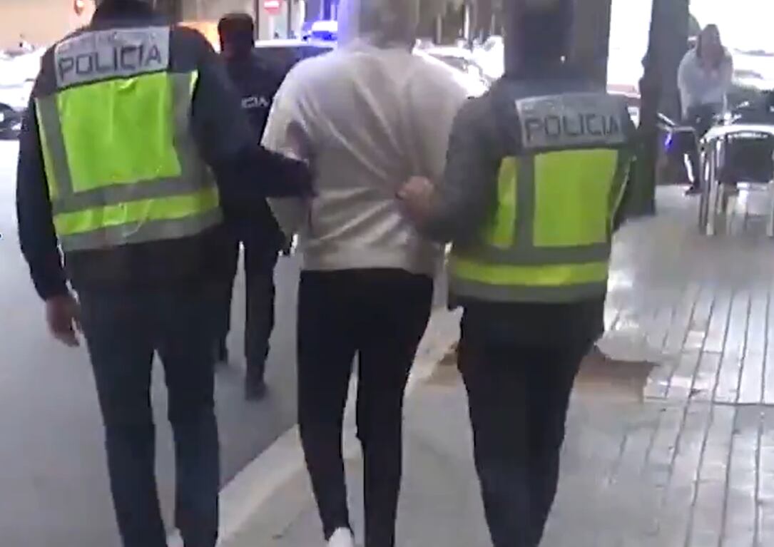 Todos los detenidos por los insultos racistas contra Vinicius Jr en Valencia son españoles. (Foto: Policía Nacional de España/@policia)