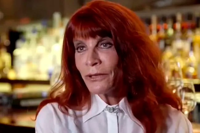 Patricia Scheuer en una entrevista, antes del accidente. 