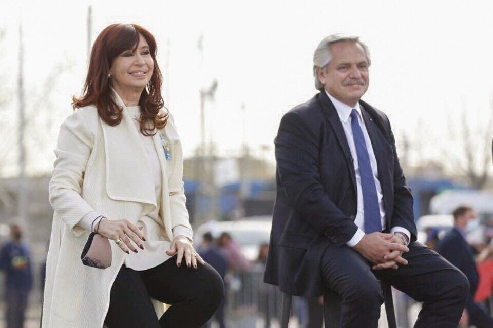 Cristina Kirchner y Alberto Fernández.