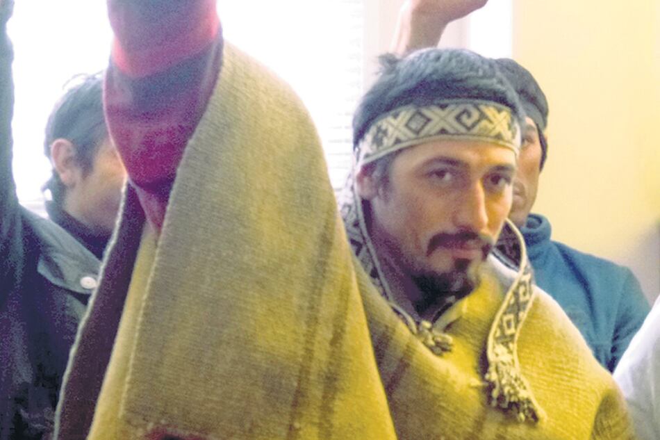 Jones Huala, el líder mapuche que reclama Chile.