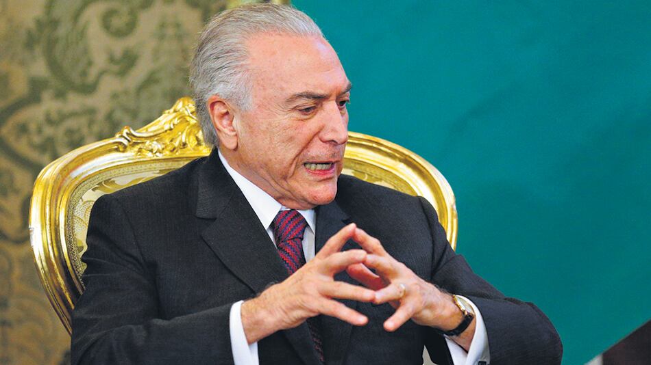 Temer enfrentará un nuevo sismo político esta semana, cuando la Procuraduría lo acuse formalmente por corrupción