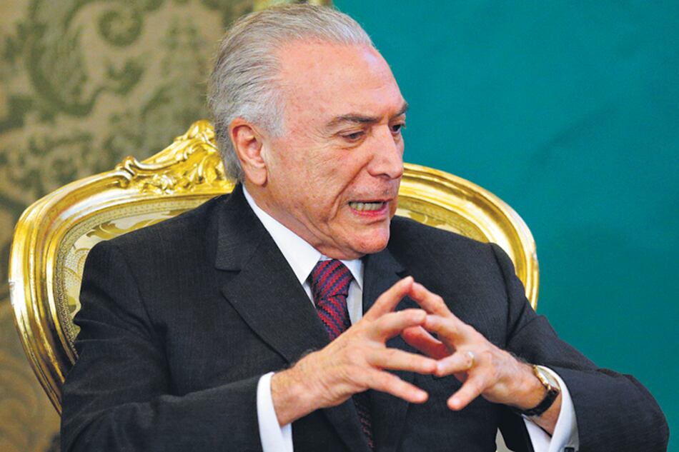 Temer enfrentará un nuevo sismo político esta semana, cuando la Procuraduría lo acuse formalmente por corrupción