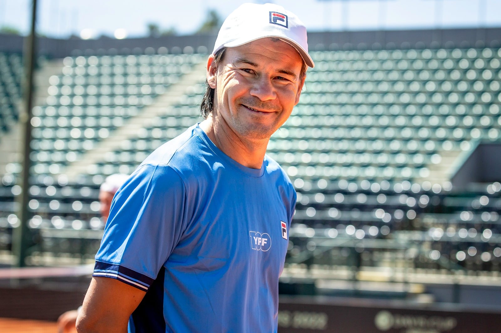 Guillermo Coria, capitán del equipo argentino de Copa Davis.
