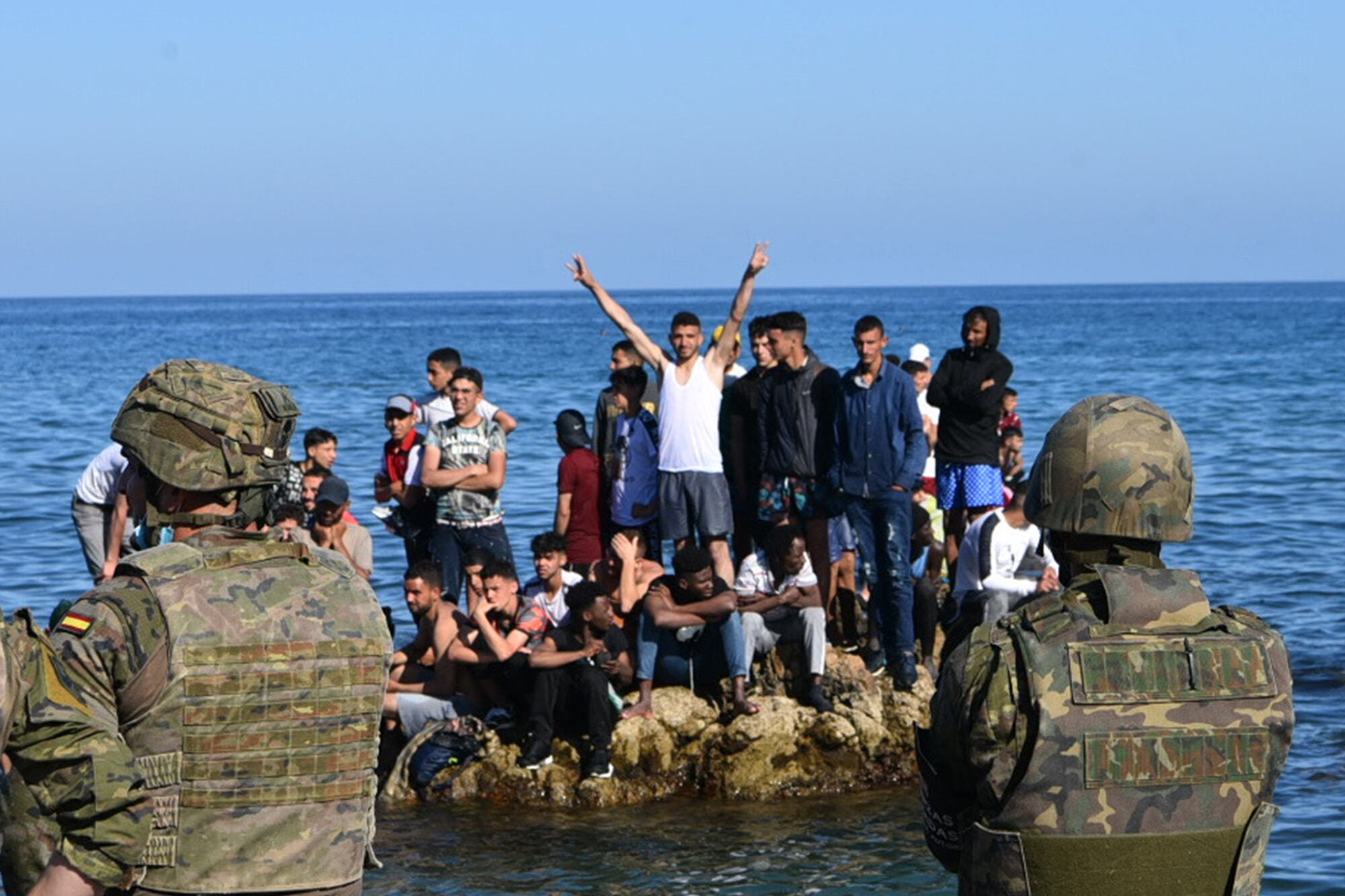 La tragedia de los migrantes perseguidos.