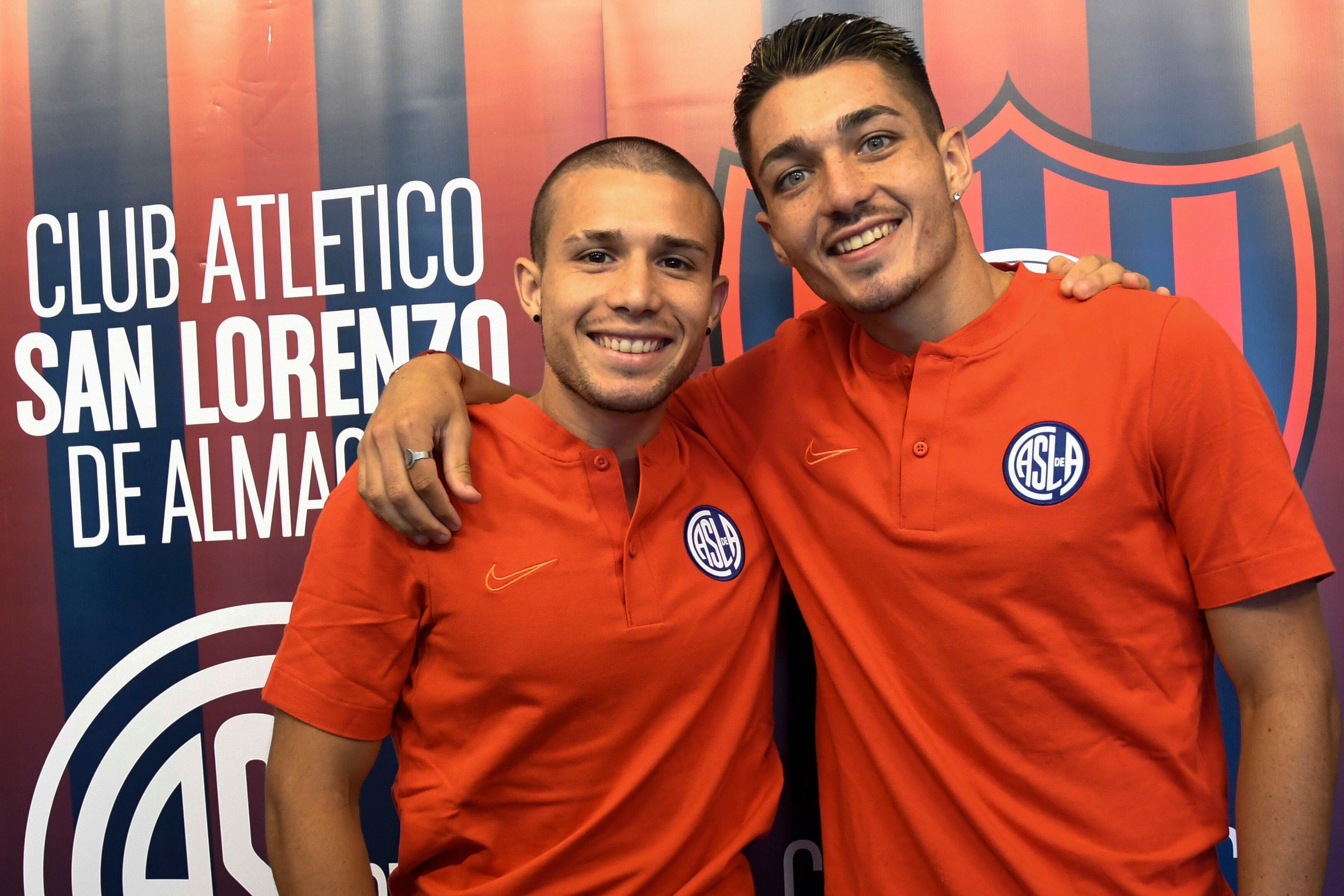 Julián y Matías Palacios, los hermanos que juegan en San Lorenzo.