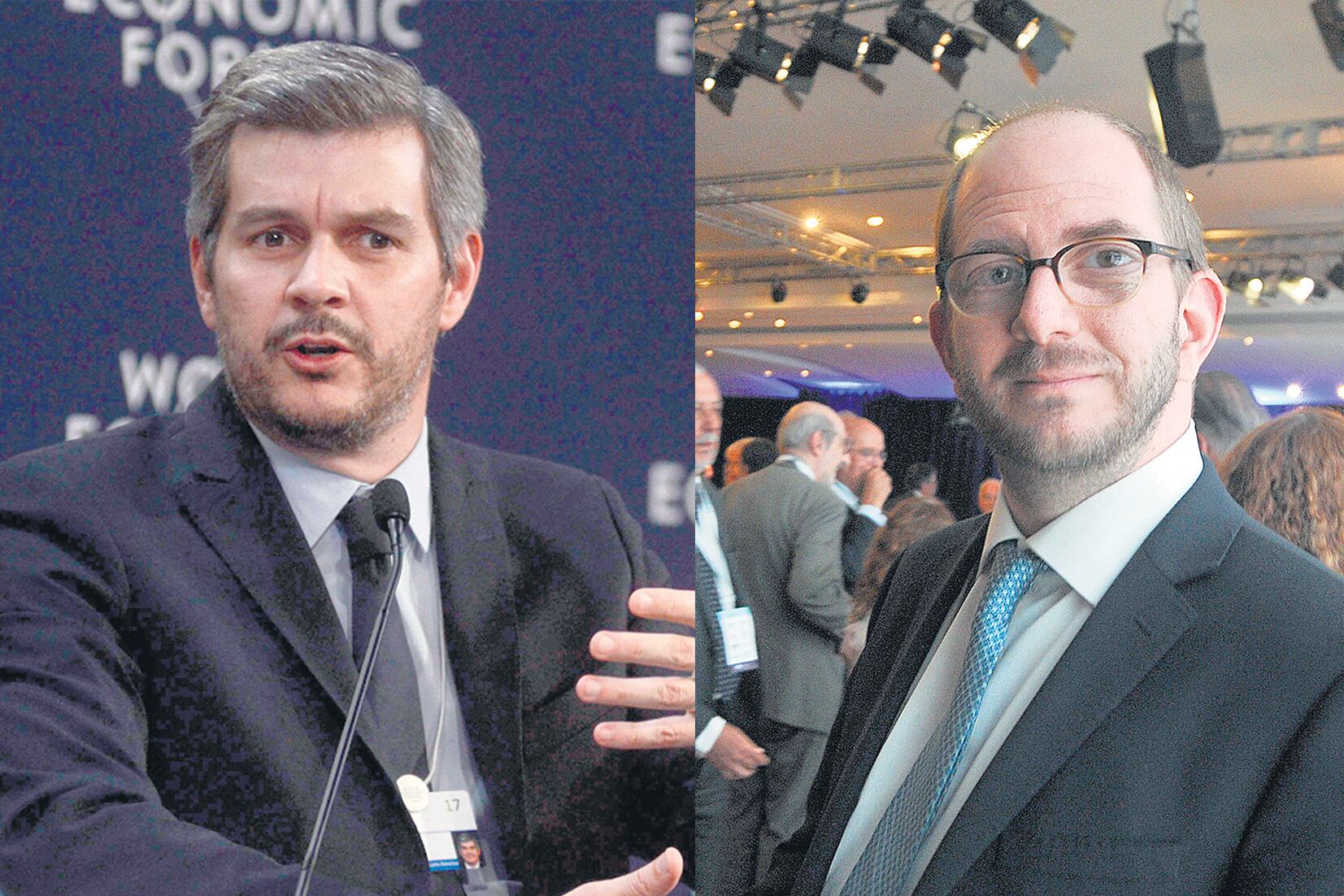 El jefe de Gabinete, Marcos Peña, y el secretario de Comercio, Miguel Braun, vinculados a La Anónima.
