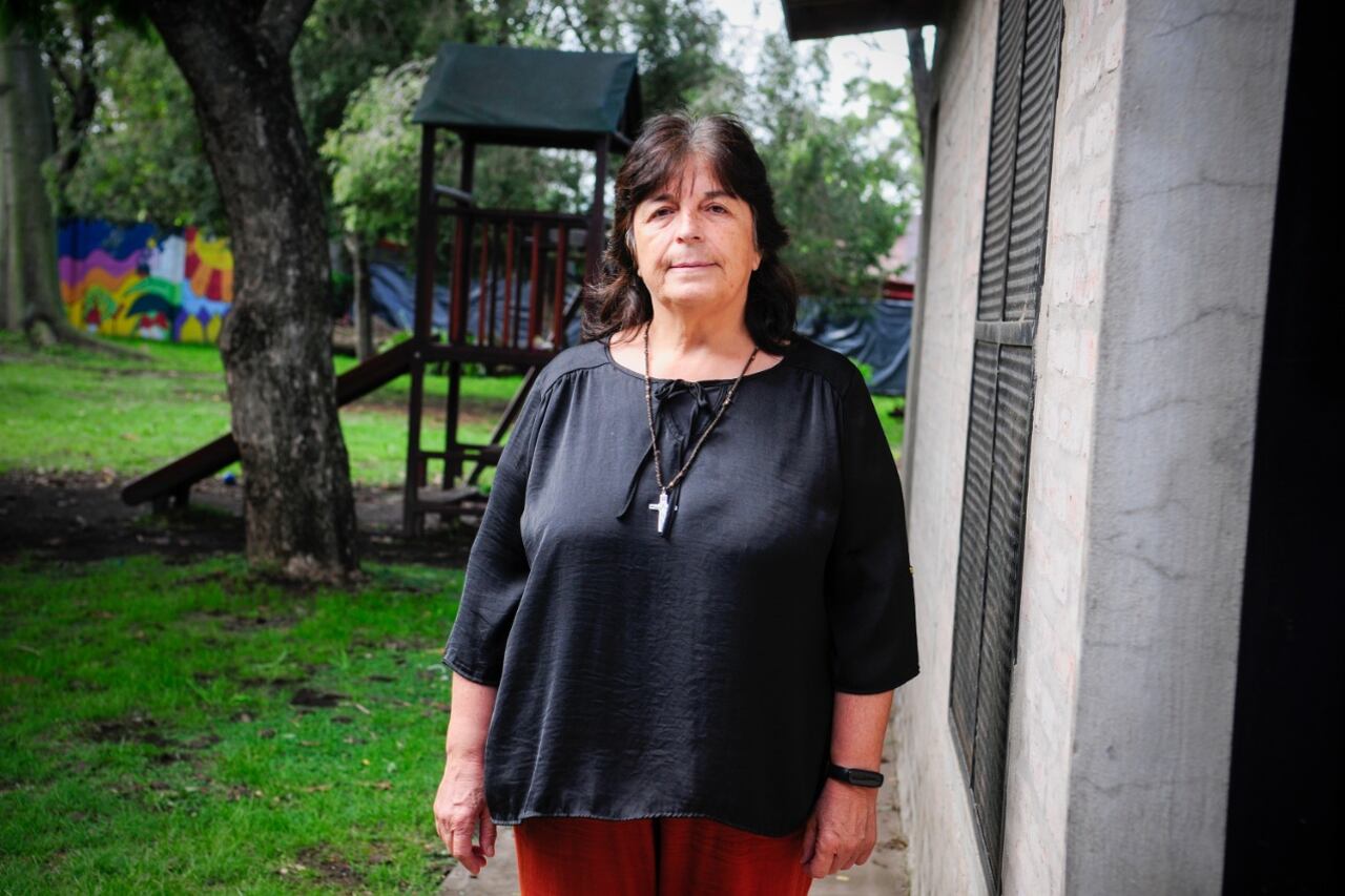 La monja Paulina Oviedo, directora del hogar Nuestra Señora del Milagro, donde se refugió Vicky.