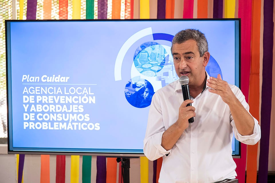 El intendente Javkin dijo que "la problemática del consumo es enorme en la ciudad".