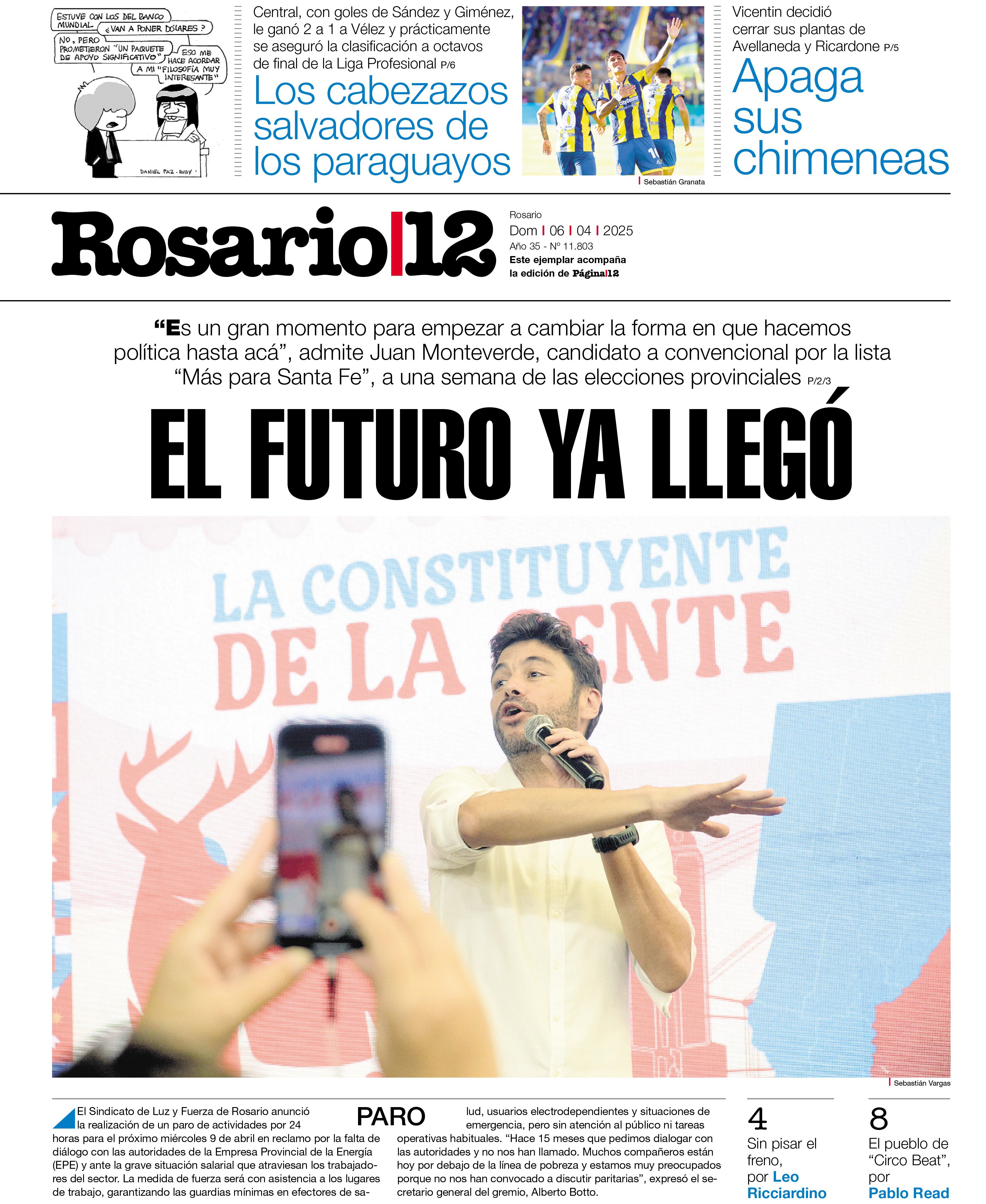 “Se derechizó la política, no la sociedad" - 05/04/2025
