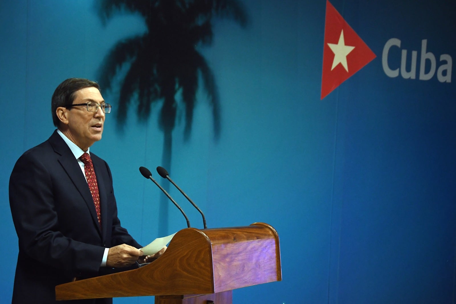 Bruno Rodríguez, canciller de Cuba.