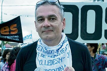 Ricardo Arédez, uno de los hijos del intendente de Libertador San Martín.