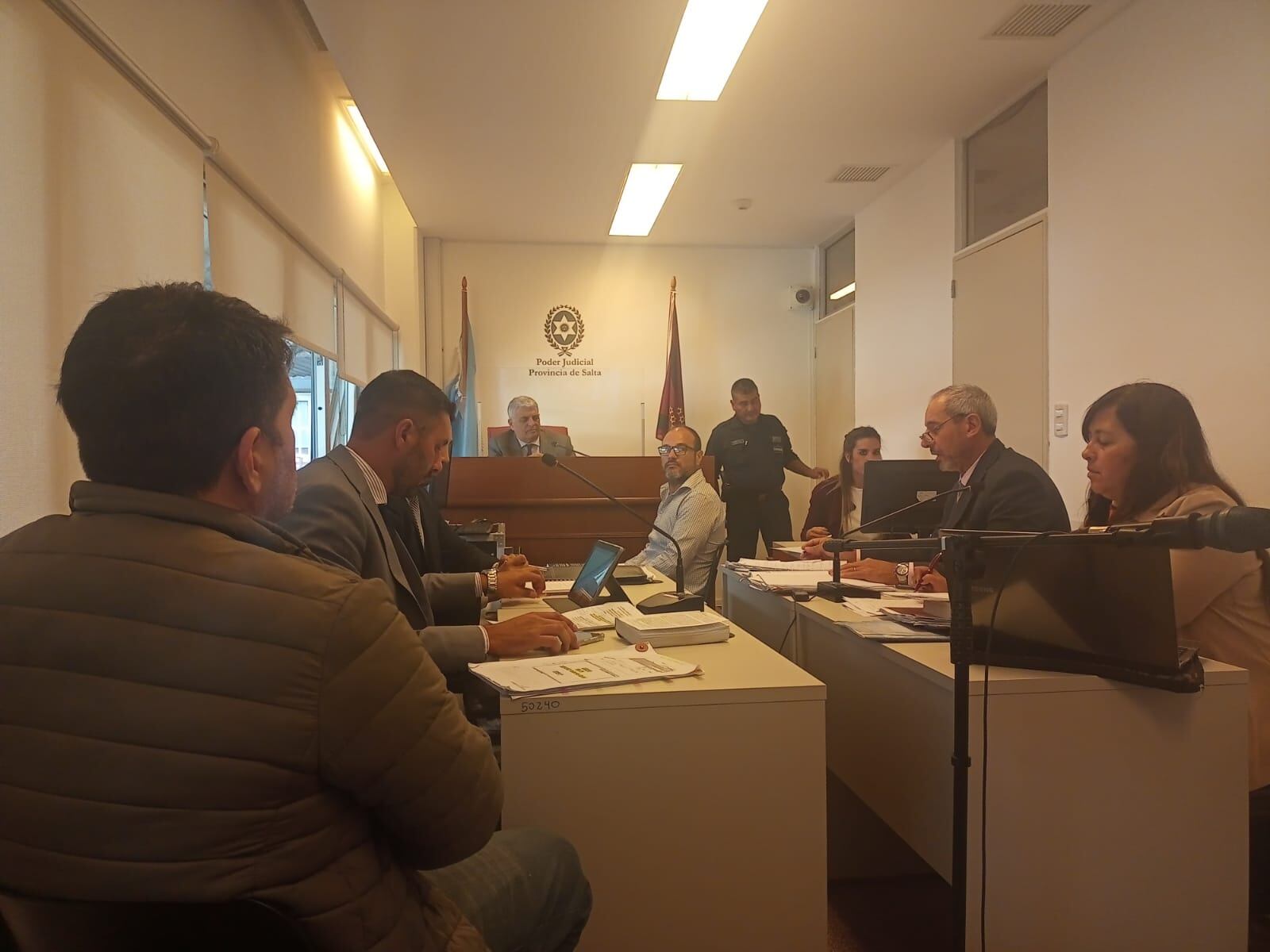 Última audiencia de juicio.