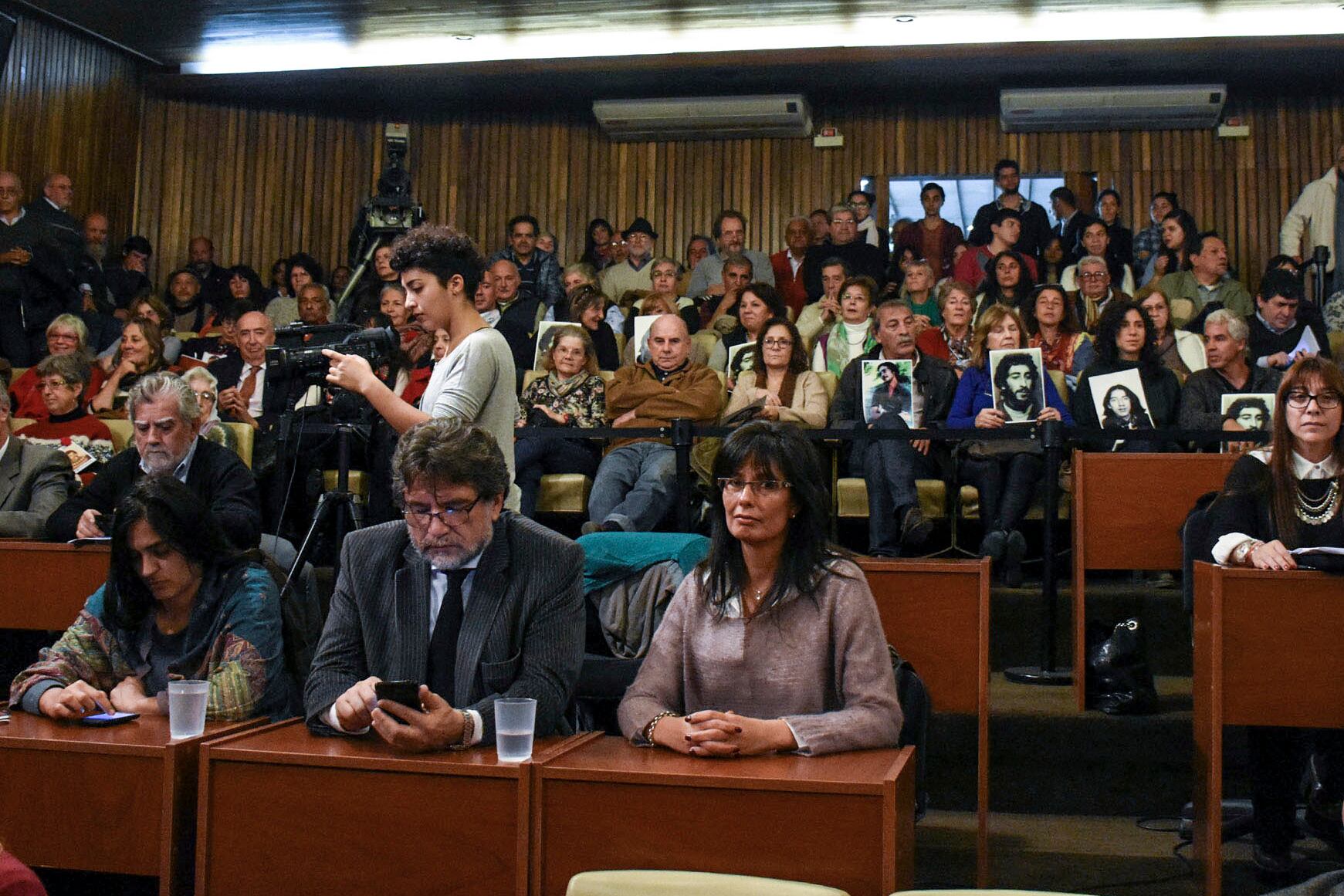 Imagen de archivo del megajuicio por los crímenes cometidos en La Perla y Campo de La Ribera, en Córdoba.