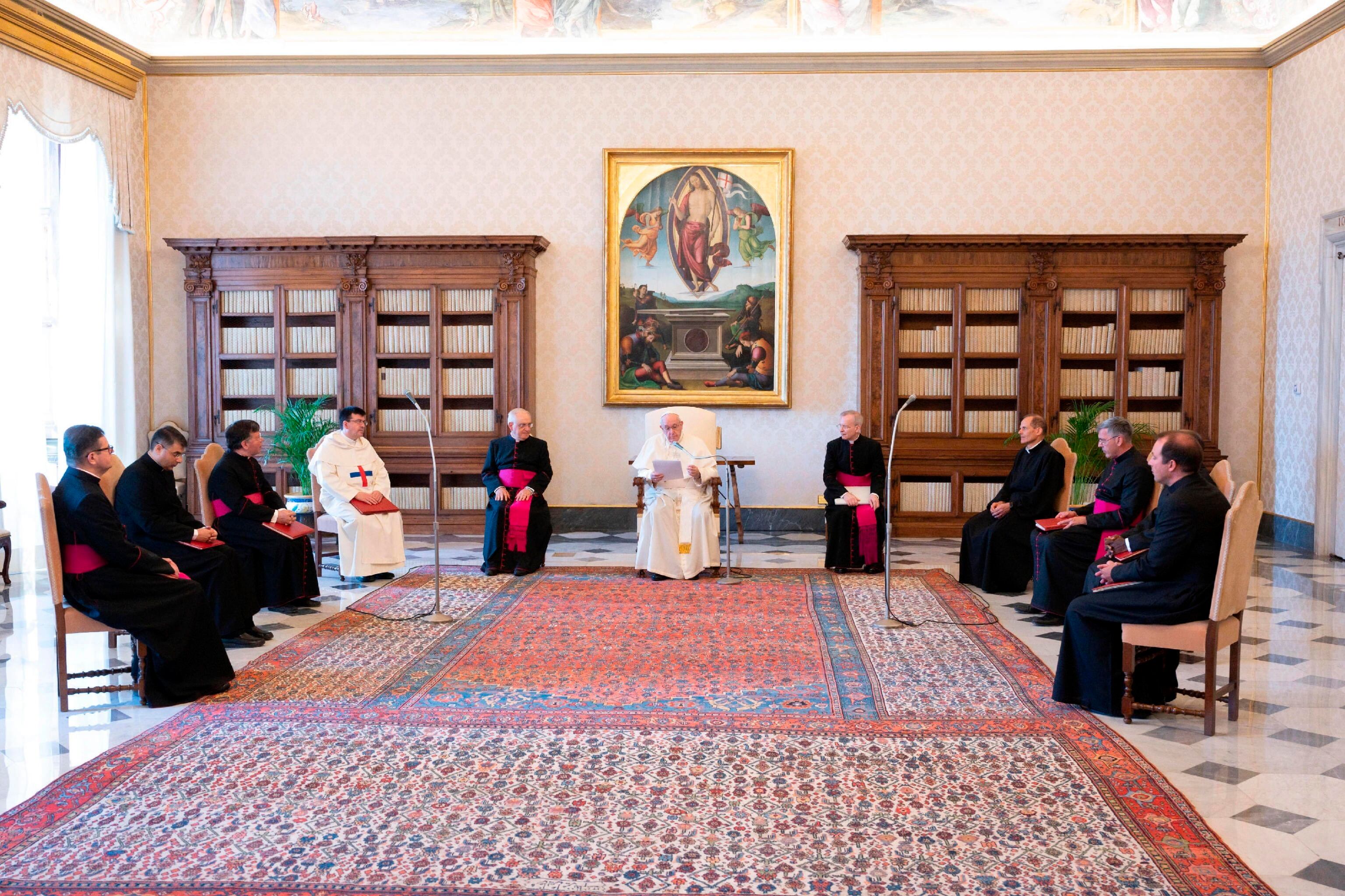 Audiencia general dle Papa en el Palacio Apostólico del Vaticano. 