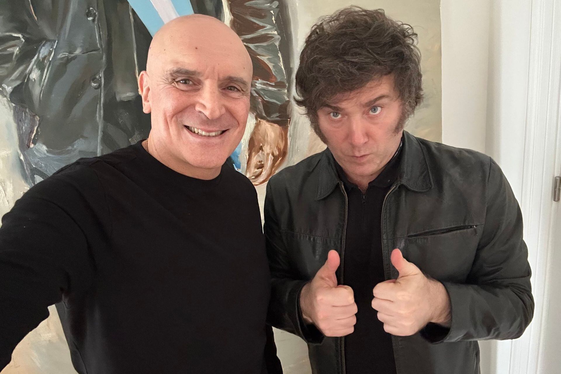 José Luis Espert junto a Javier Milei