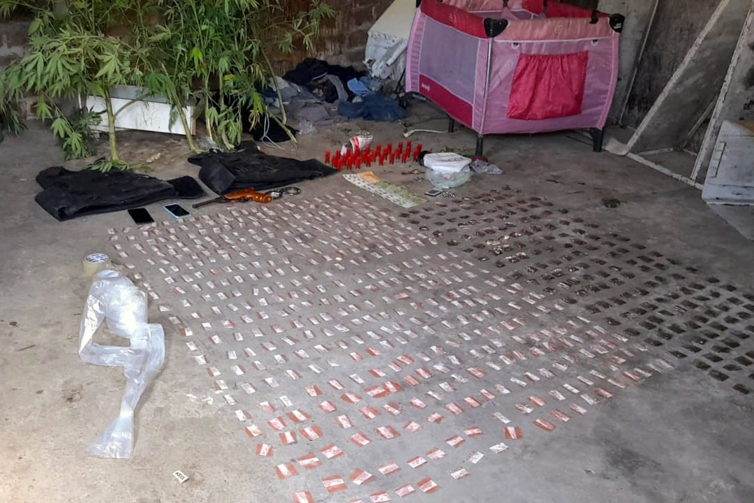 Droga adulterada: allanamiento en San Martín