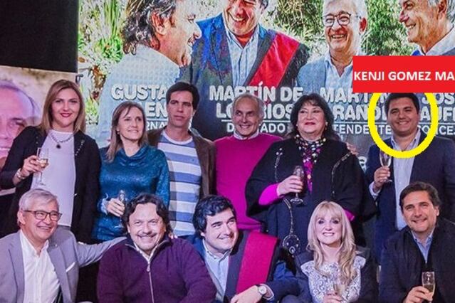 Matsumoto junto a la plana mayor del macrismo en Salta