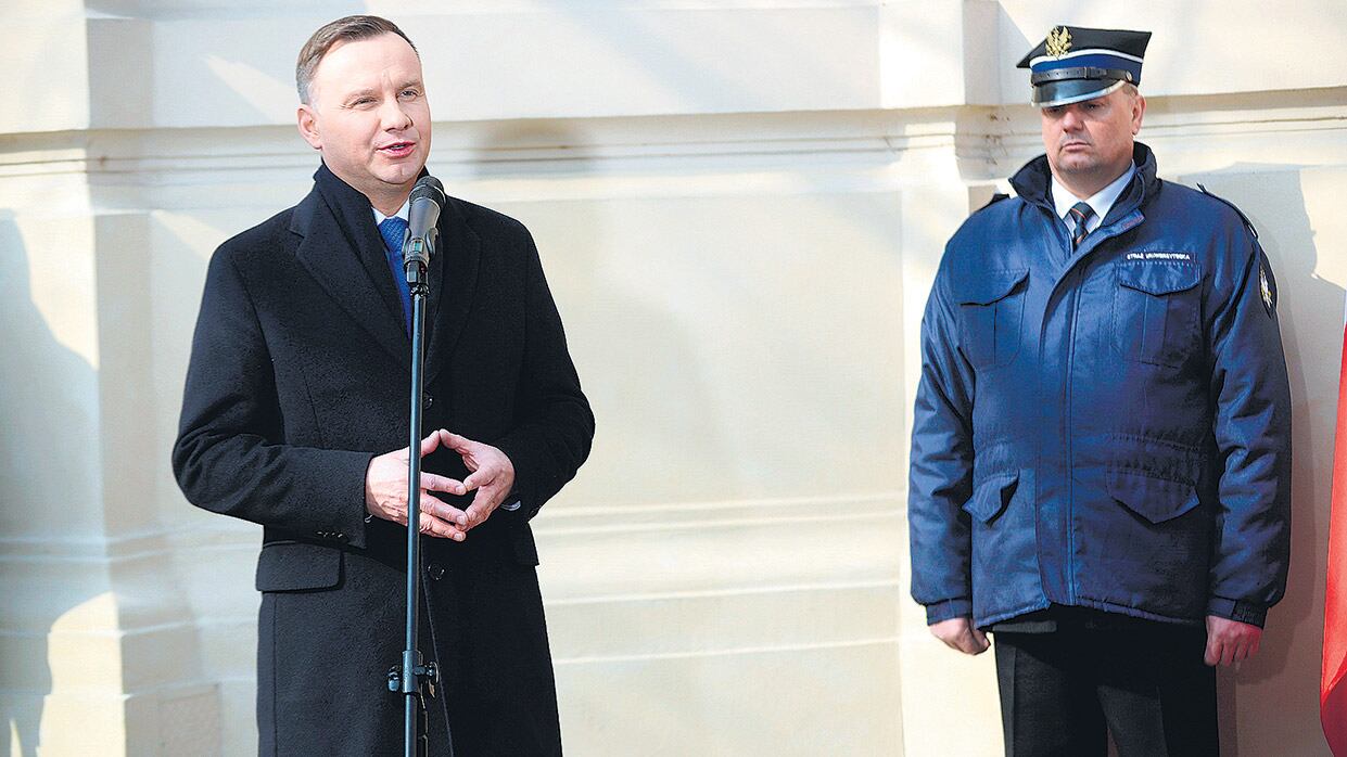 El presidente de Polonia, Andreszj Duda, que firmó la ley con la que se presentó la demanda a PáginaI12.