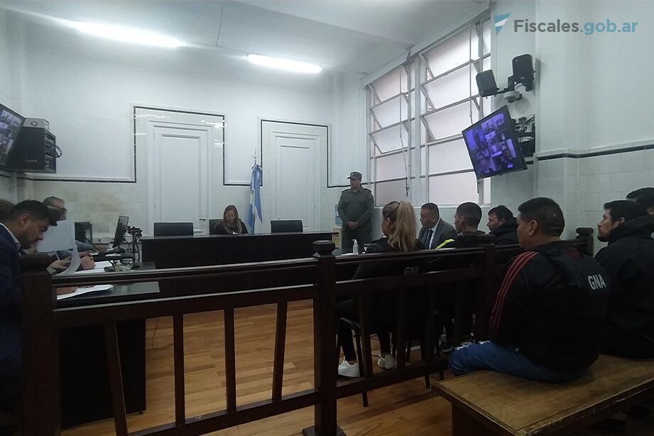 La audiencia ante la jueza Miriela Giménez.