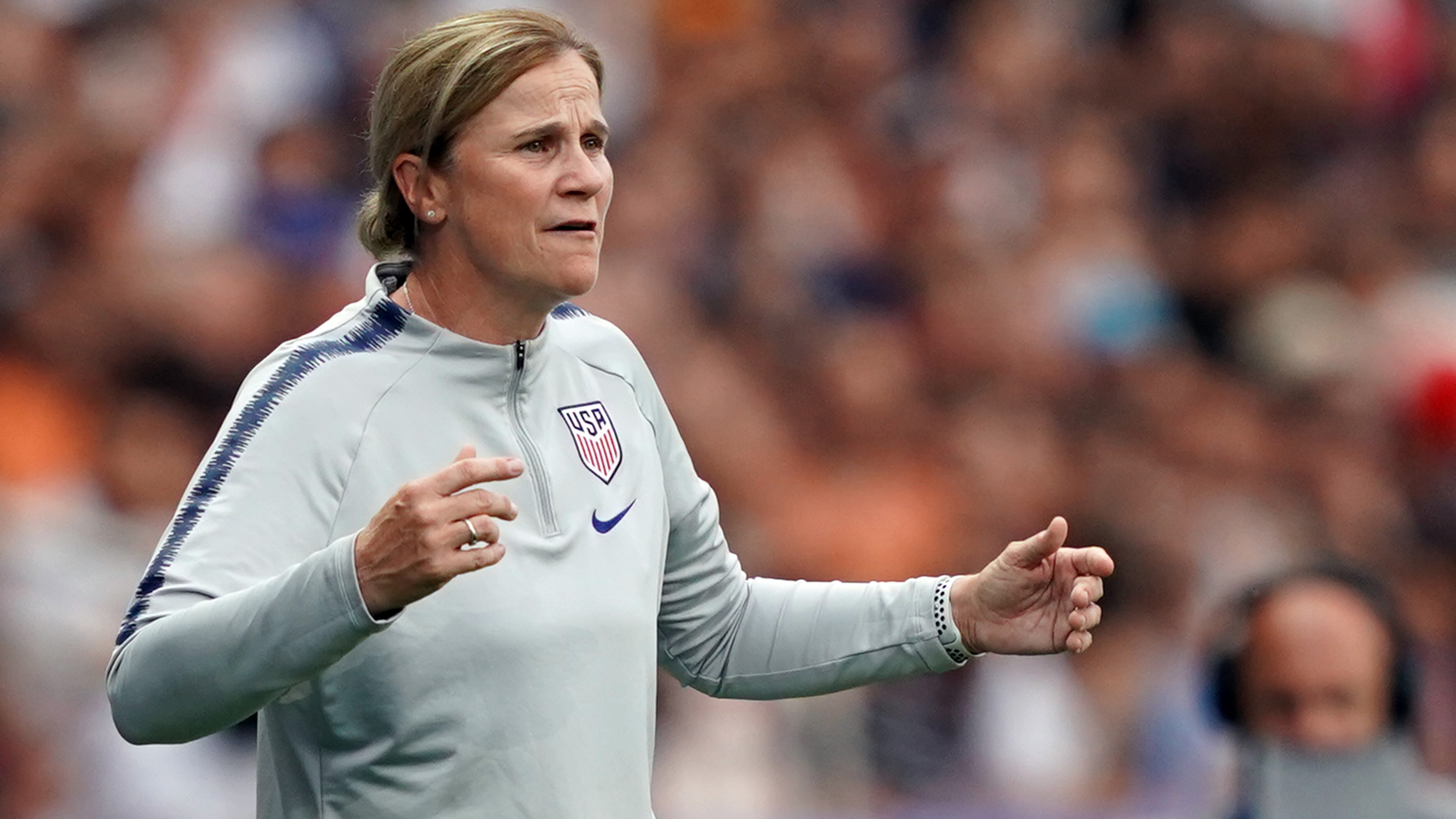 Jill Ellis, la entrenadora del seleccionado femenino de Estados Unidos, finalista del Mundial de Francia.