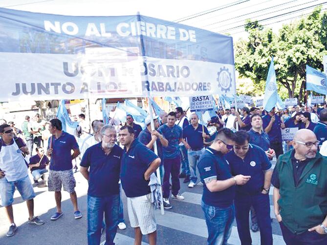 La movilización y la protesta de la UOM-Rosario no alcanzaron.