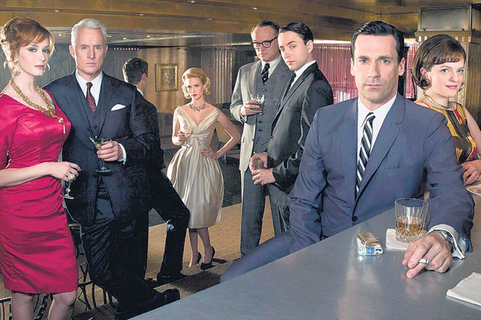 Mad Men. Los cuatro episodios de Los verdaderos hombres... serán emitidos hoy por el Smithsonian Channel.