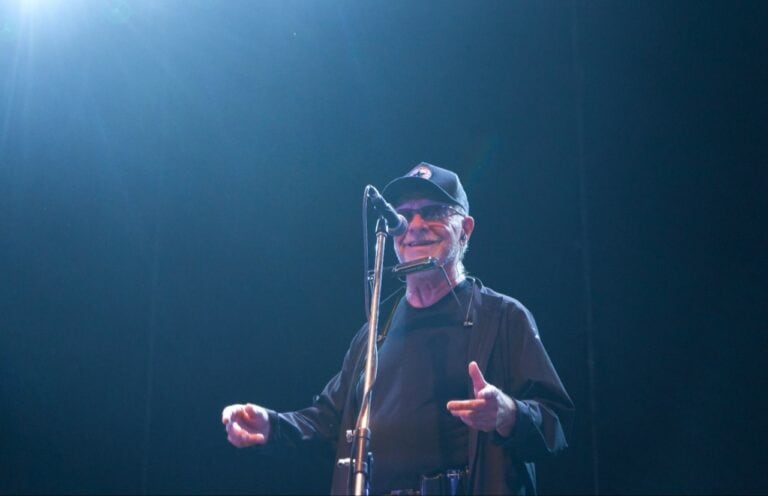 León Gieco fue homenajeado en Cañada Rosquín.