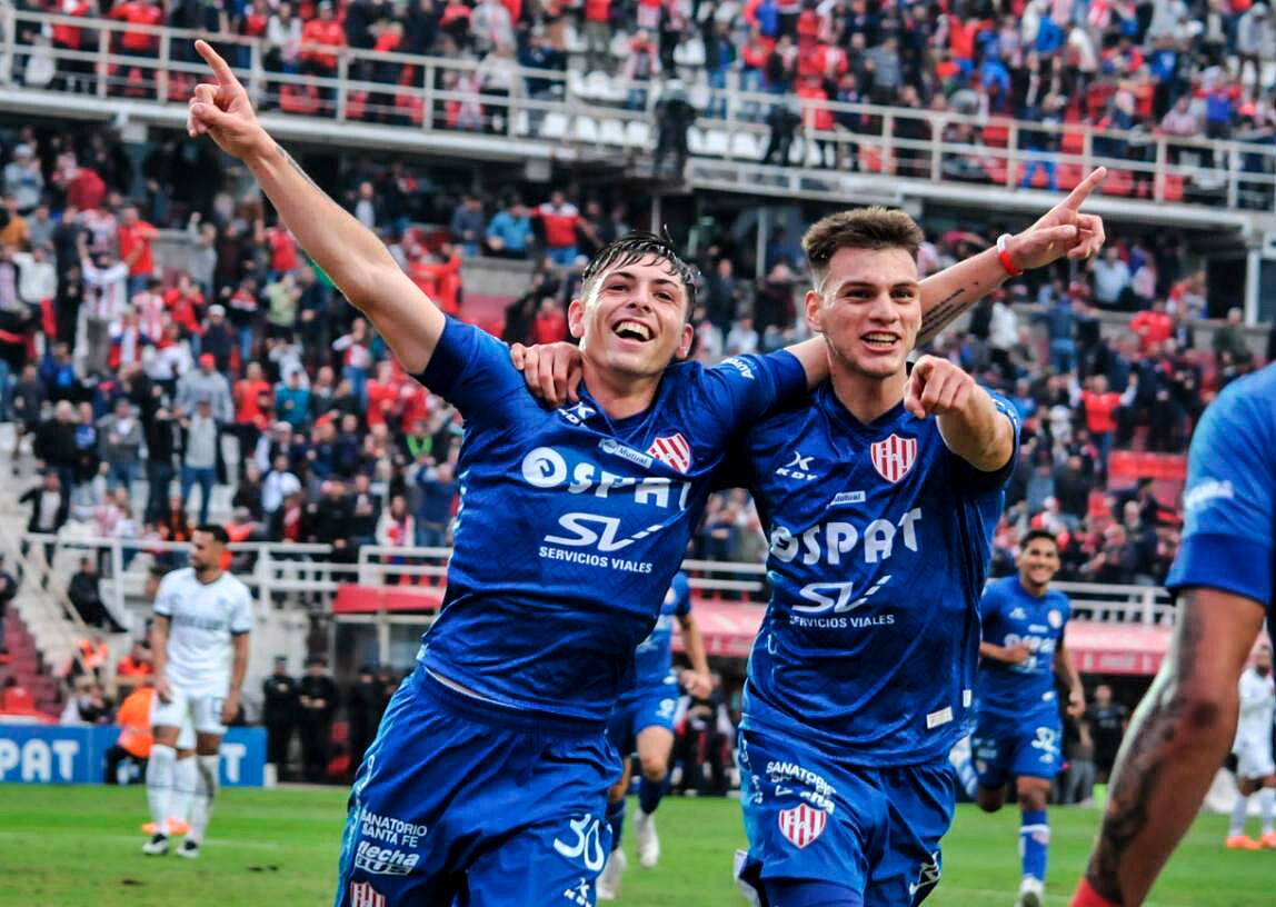 Jerónimo Dómina y Kevin Zenón, dos de los goleadores de Unión vs Independiente