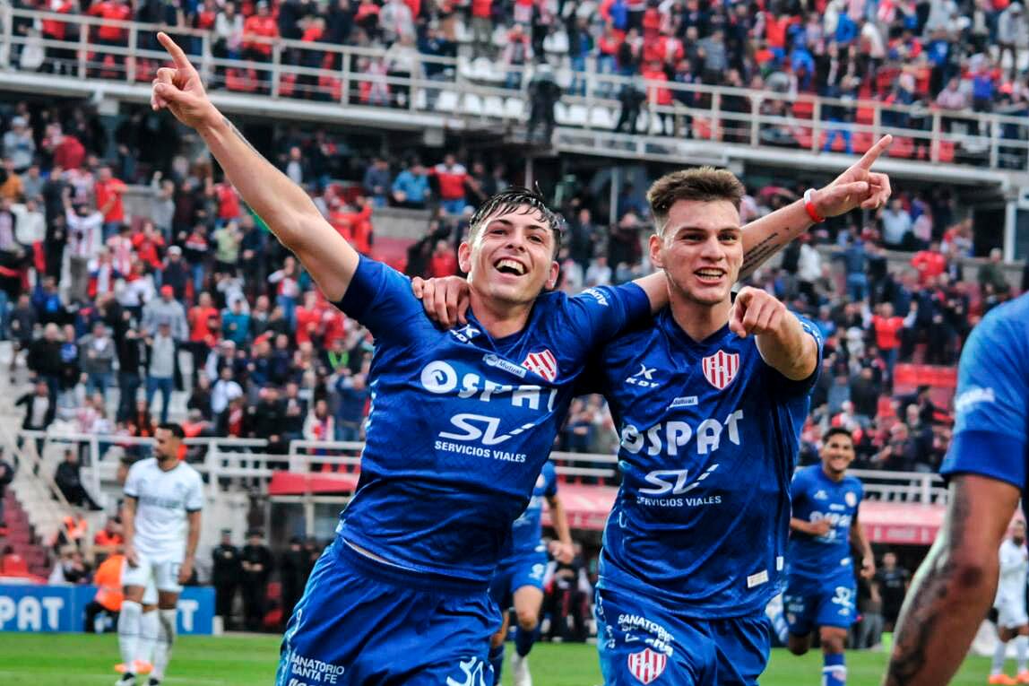 Jerónimo Dómina y Kevin Zenón, dos de los goleadores de Unión vs Independiente