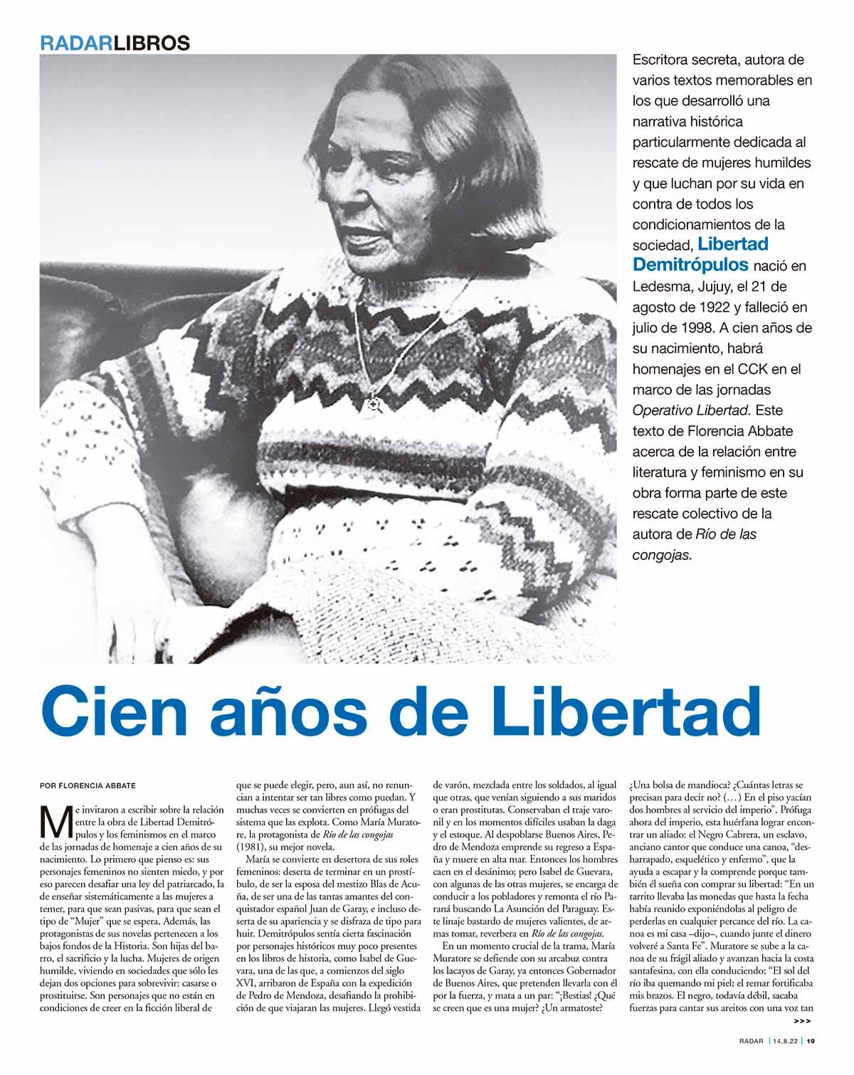 Cien años de Libertad - 11/08/2022