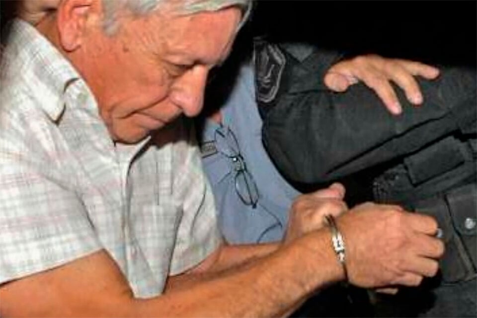 El represor detenido, el exgendarme Eduardo Abelardo Britos.