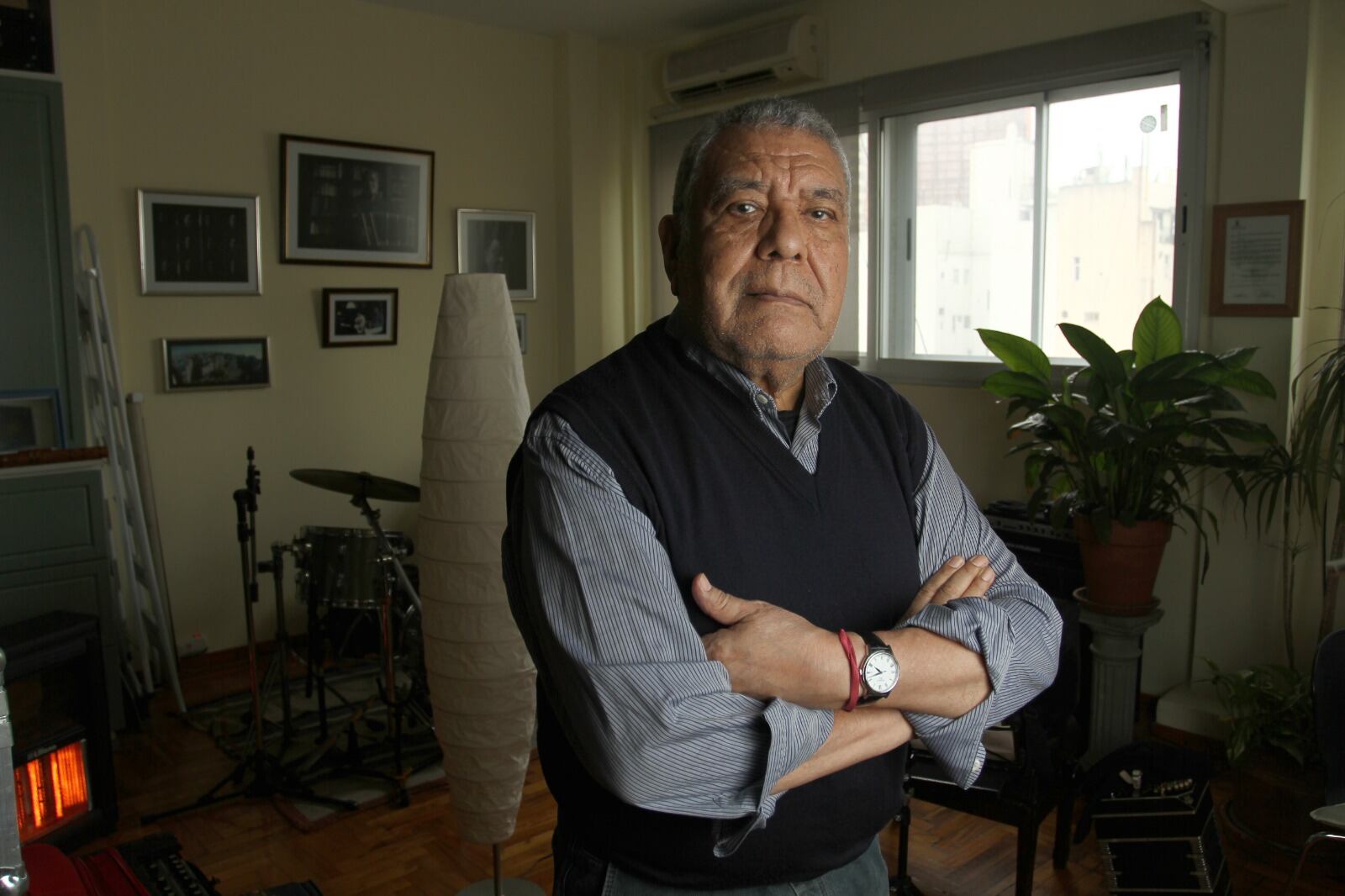 Timoteo "Dino" Saluzzi, compositor y bandoneonista salteño.