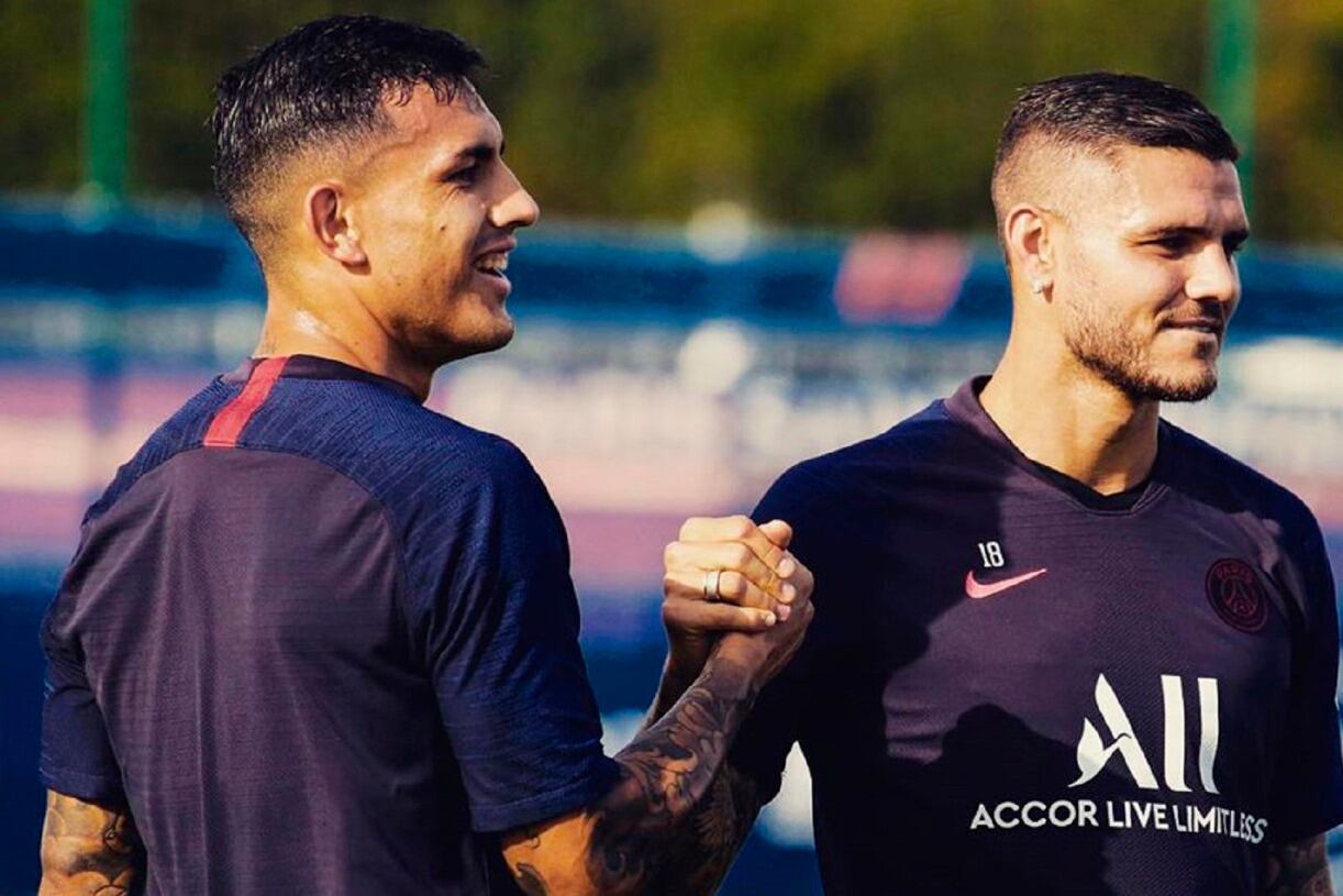 Leandro Paredes y Mauro Icardi, en la lista de transferibles.