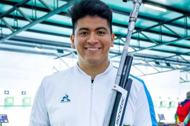 El tirador argentino Julián Gutiérrez se metió en la final de rifle de aire.