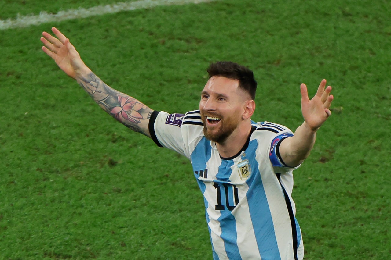 Lionel Messi, capitán y figura de la Selección campeona del Mundo.