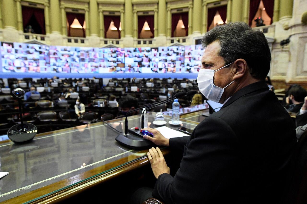 Sergio Massa, presidente de la Cámara de Diputados
