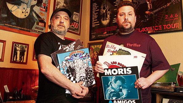 Fernando Brener y Claudio Zuccala, fans y estudiosos del rock argentino.