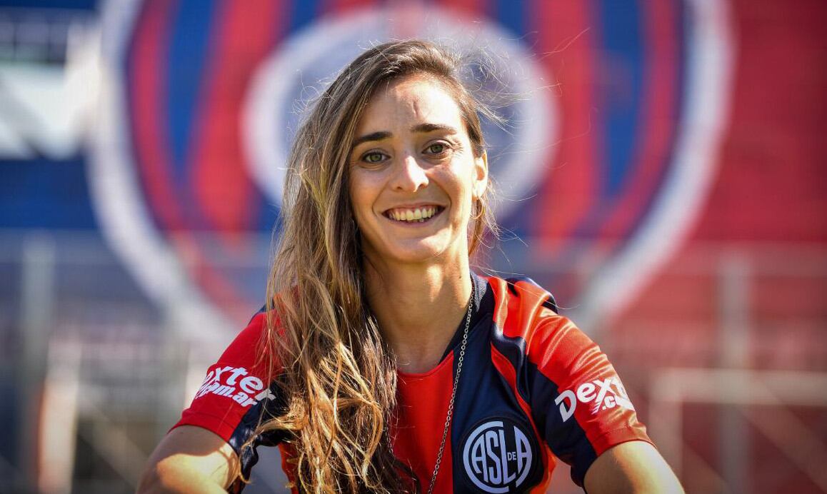 Macarena Sánchez, futbolista de San Lorenzo.