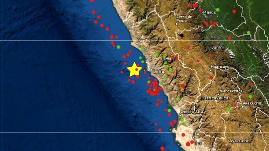 El sismo tuvo epicentro en la selva norte de Perú.