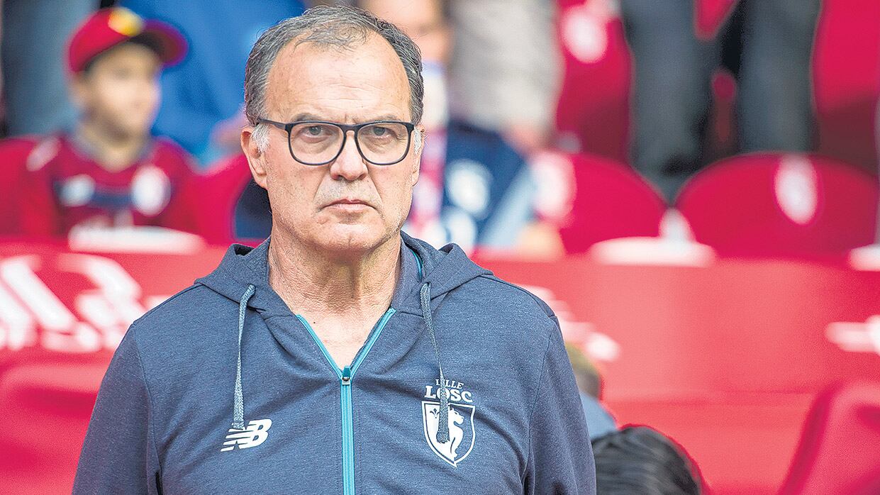 Marcelo Bielsa, ex DT de la Selección ahora en el Lille de Francia.