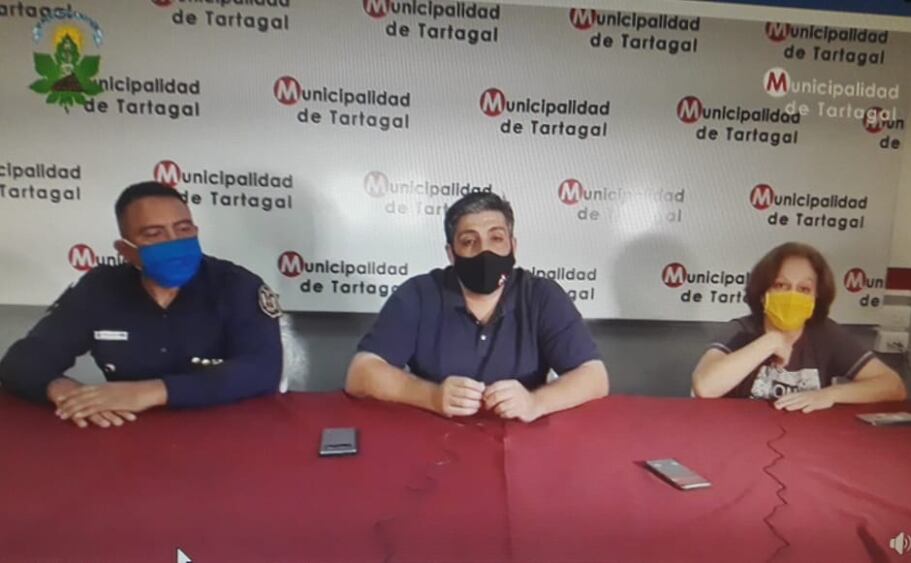 Marcelo Armella, Mario Mimessi y Viviana Heredia 