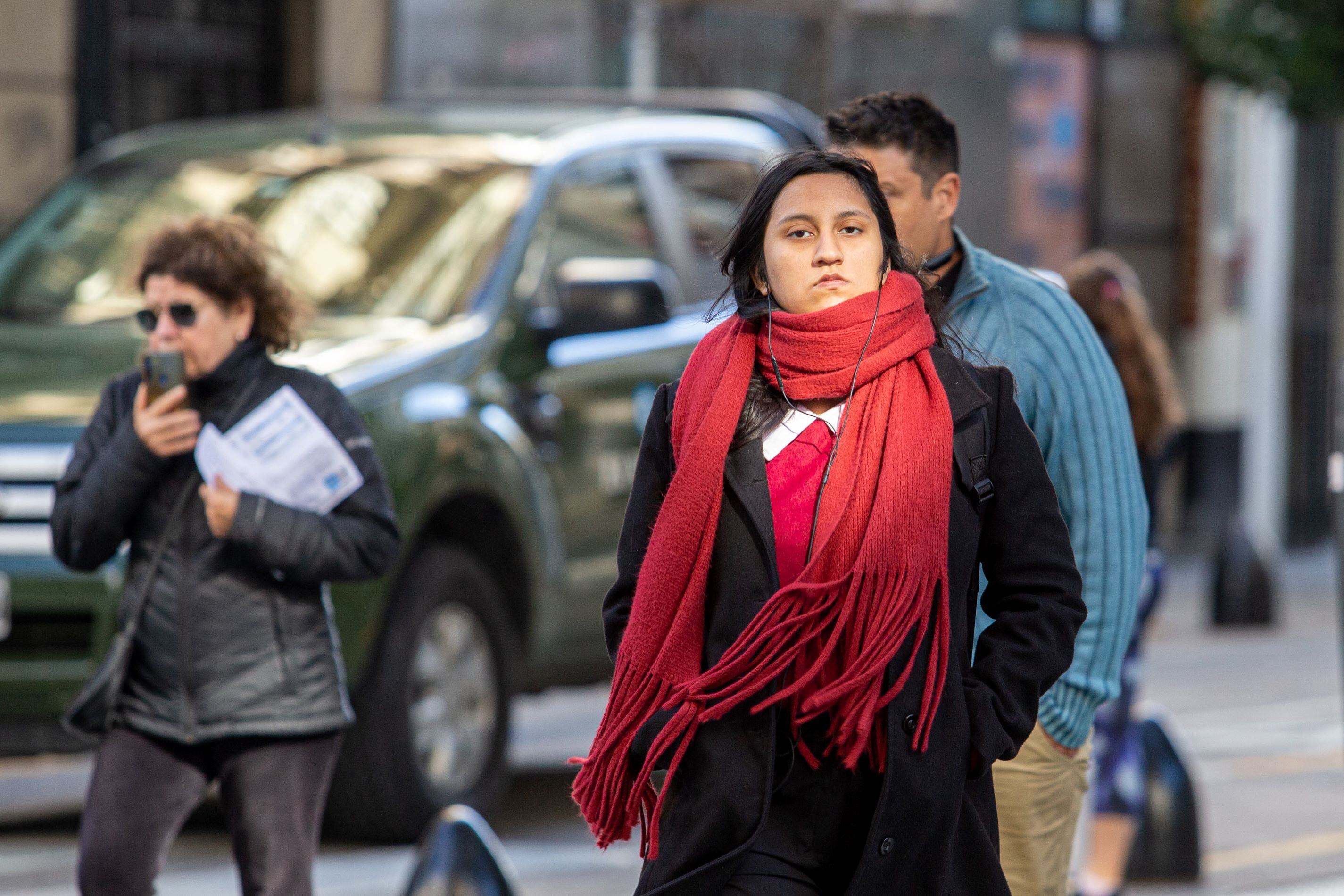 Otro día de bufanda y campera en la Ciudad de Buenos Aires y alrededores