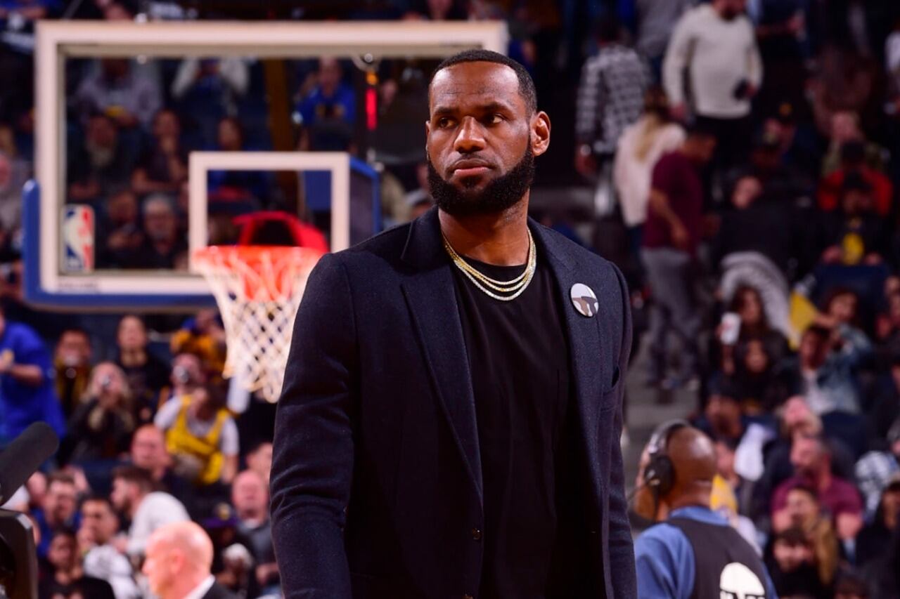 James mostró su preocupación por lo que está sucediendo en Estados Unidos.