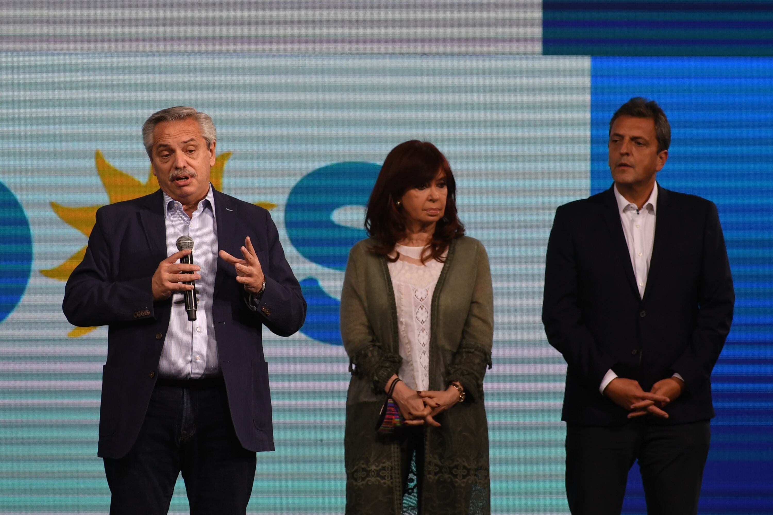 "Seguramente hay reclamos por errores cometidos que no puede repetirse", dijo Alberto Fernández cuando habló y asumió la derrota.