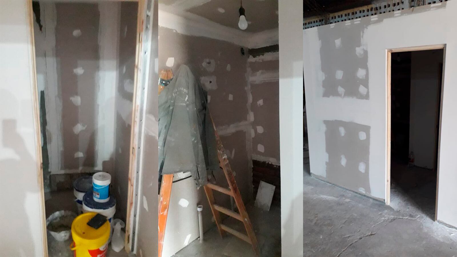 Obras en los baños del  Anexo de la 3102, ubicado en General Güemes