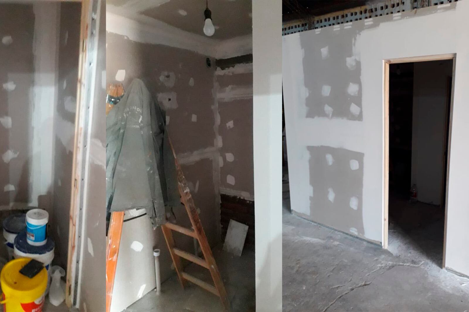 Obras en los baños del Anexo de la 3102, ubicado en General Güemes