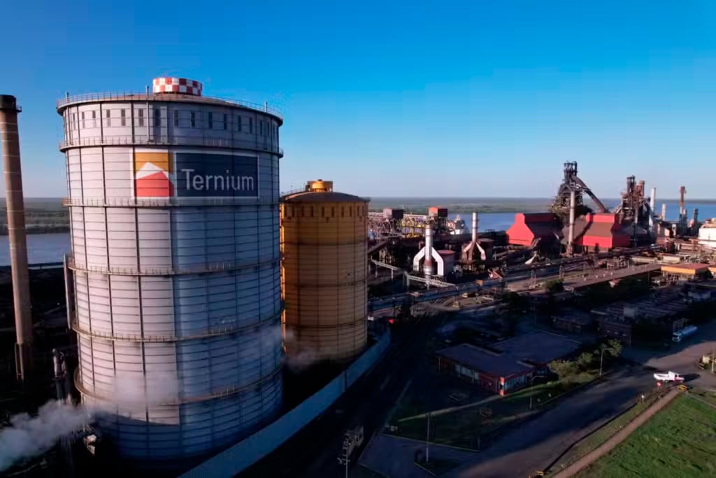 Ternium, la empresa de Techint en San Nicolás. 