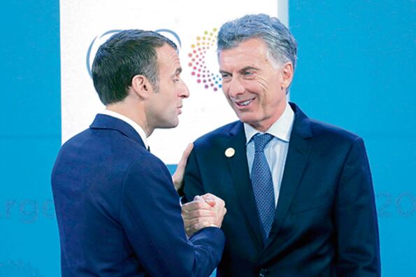 El gobierno de Macri sigue impulsando la firma del TLC. Macron, uno de los que más se resiste.