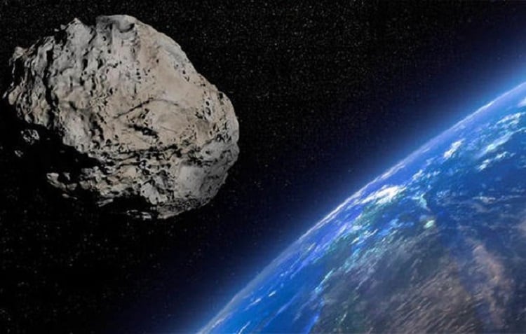 El asteroide mide cerca de mil metros de diámetro. 