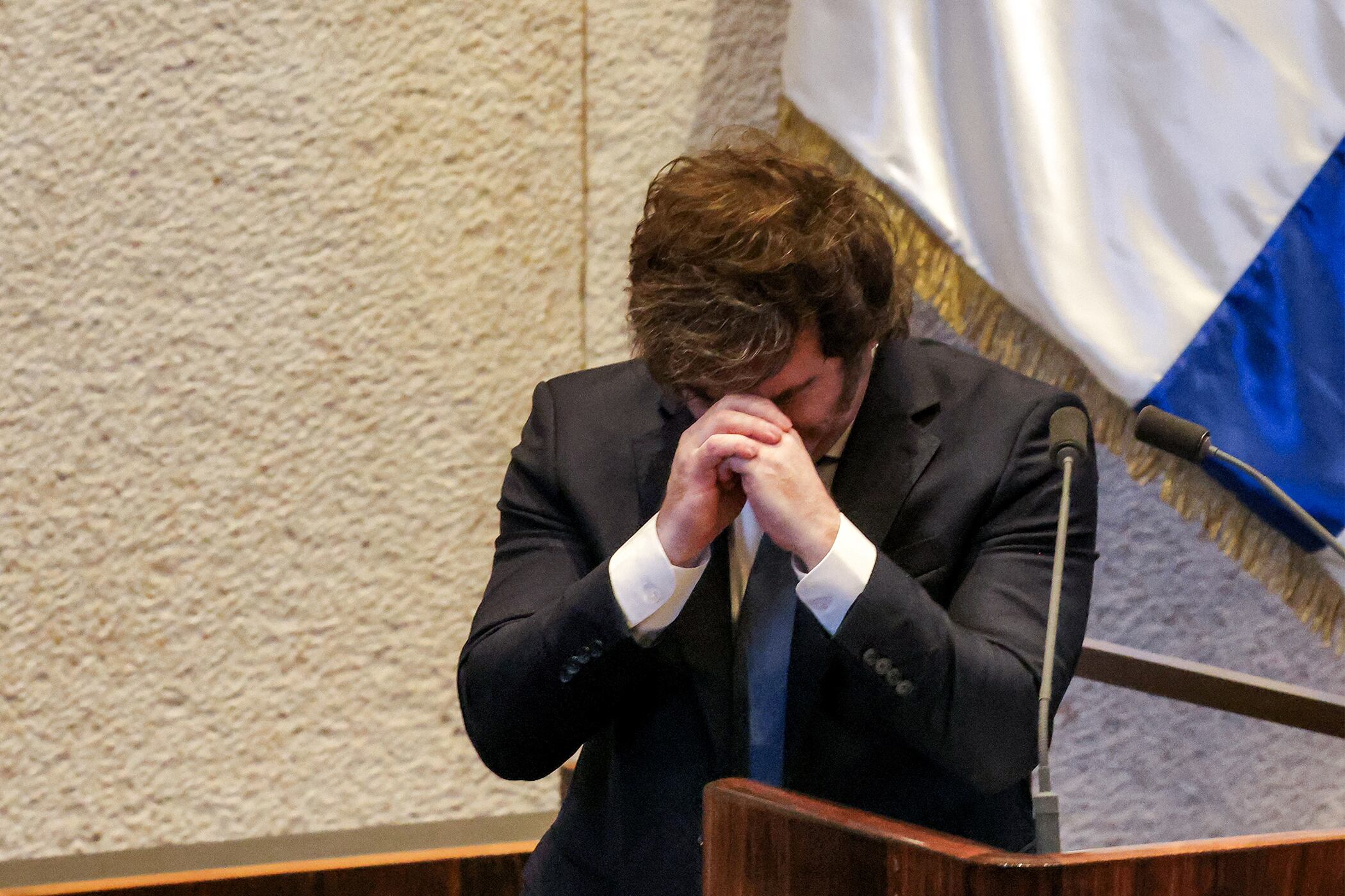 Milei sigue de gira por Israel. 